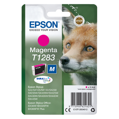 Afbeelding van Epson T1283 (C13T12834012) Inktcartridge Magenta