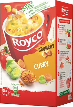 Afbeelding van Soep Royco crunchy curry 20 zakjes