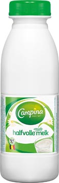 Afbeelding van Campina halfvolle melk, 0,5 liter, pak van 6 flessen melk