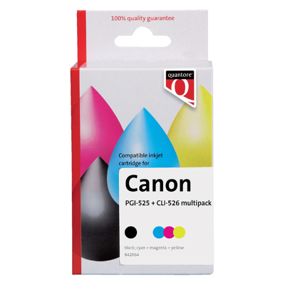 Afbeelding van Canon CLI 526C/M/Y Inktcartridge 3 kleuren Voordeelbundel
