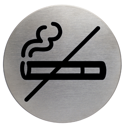 Afbeelding van Infobord pictogram Durable 4911 niet roken rond 83Mm
