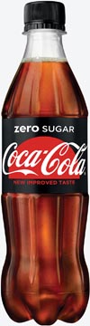 Afbeelding van Coca Cola Zero frisdrank, fles van 50 cl, pak 24 stuks frisdrank
