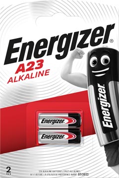Afbeelding van Energizer Batterij Alkaline A23, Blister Van 2 Stuks Batterijen