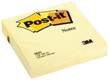 Afbeelding van Post it Notes ft 101 x mm, geel, blok van 200 vel memoblok