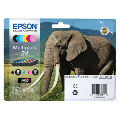 Afbeelding van Epson T2428 Inktcartridge 6 kleuren Voordeelbundel