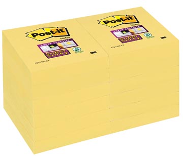 Afbeelding van Post it Super Sticky notes, ft 47,6 x mm, geel, 90 vel, pak van 1