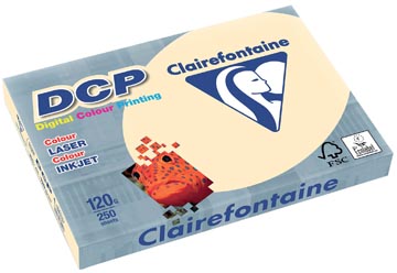 Afbeelding van Clairefontaine DCP presentatiepapier A4, 120 g, ivoor, pak van 250 vel