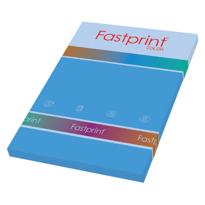 Afbeelding van Kopieerpapier Fastprint A4 160gr diepblauw 50vel
