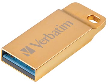 Afbeelding van Verbatim USB 3.2 Stick 64GB, Metal Executive, Gold Type A, 80MB/s, (W) 25MB/s, blisterverpakking
