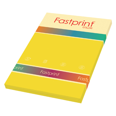 Afbeelding van Kopieerpapier Fastprint A4 120gr diepgeel 100vel
