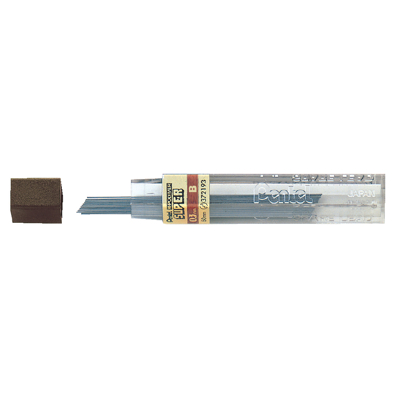 Afbeelding van Potloodstift Pentel 0.3mm zwart per koker B