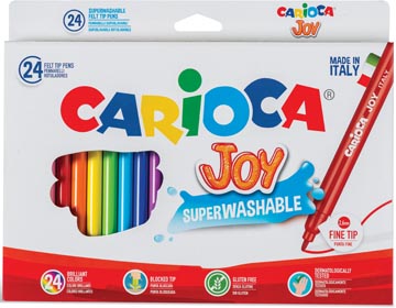 Afbeelding van Viltstiften Carioca Joy set à 24 kleuren