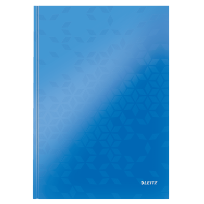 Afbeelding van Notitieboek Leitz WOW A4 gelinieerd blauw