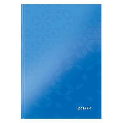 Afbeelding van Notitieboek Leitz WOW A5 160blz 90gr lijn blauw