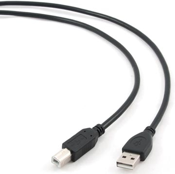 Afbeelding van Cablexpert Usb 2.0 Kabel, A stekker/usb B stekker, 1,8 M Kabel