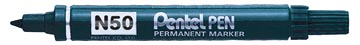 Afbeelding van Viltstift Pentel N50 rond blauw 1.5 3mm