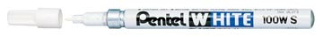 Afbeelding van Pentel Paint Marker White schrijfpunt: 2 mm, schrijfbreedte: 1,8 mm paintmarker