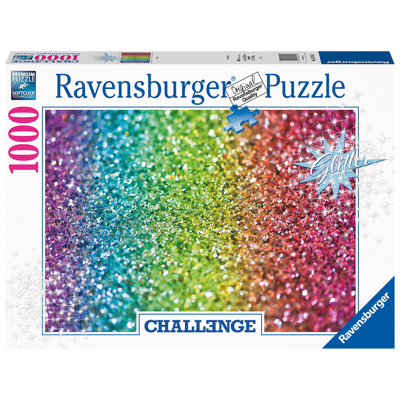 Afbeelding van Puzzel Ravensburger Glitter challenge 1000 stukjes