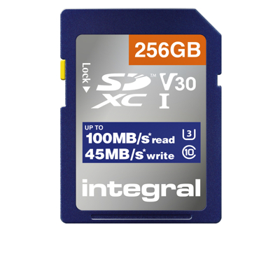 Afbeelding van SDXC Geheugenkaart 256 GB Integral