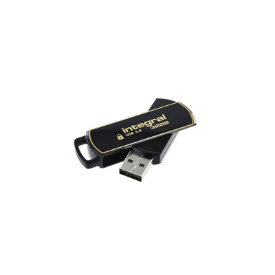 Afbeelding van USB stick Integral 3.0 Secure 360 32GB zwart