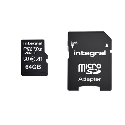 Afbeelding van Geheugenkaart Integral microSDXC 64GB