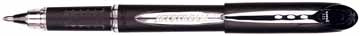 Afbeelding van Uni ball roller Jetstream zwart, schrijfbreedte 0,45 mm, medium schrift, schrijfpunt 1 zwarte rubb... gelroller