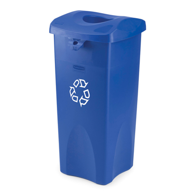 Afbeelding van Rubbermaid Untouchable container blauw