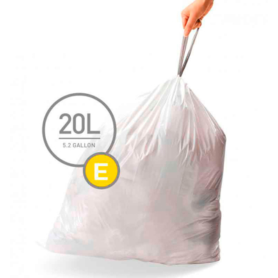 Afbeelding van Afvalzakken 20 liter (E), Simplehuman