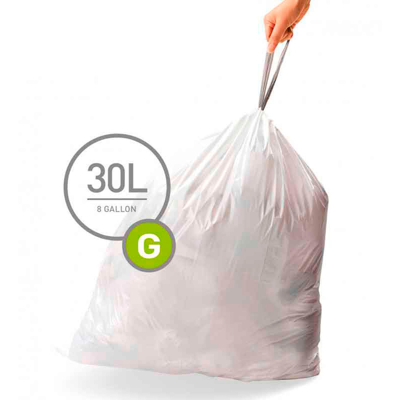 Afbeelding van Simple Human vuilniszakken 30 liter code G