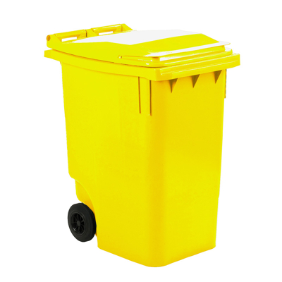 Afbeelding van Mini rolcontainer 360 liter geel