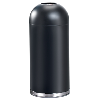 Afbeelding van Afvalbak 55 liter open top zwart