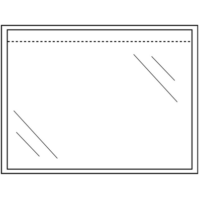 Afbeelding van Paklijstenvelop Quantore zelfklevend blanco 165x122mm 1000st