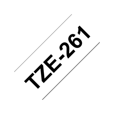 Afbeelding van Brother TZe 261 Tape Zwart op wit (36 mm)