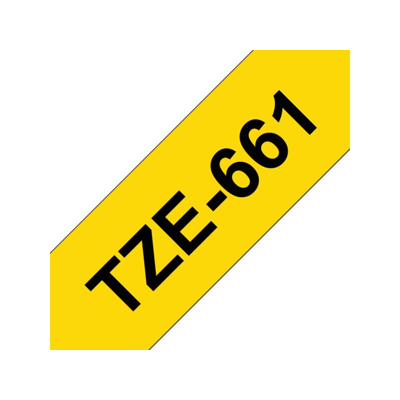 Afbeelding van Brother TZe 661 Tape Zwart op geel (36 mm)