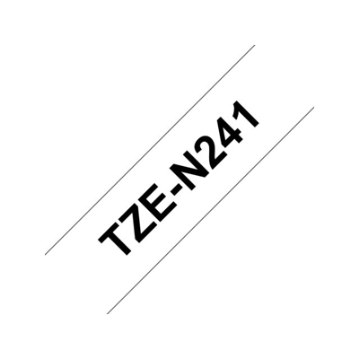 Afbeelding van Brother TZe N241 Tape Zwart op wit (18 mm)