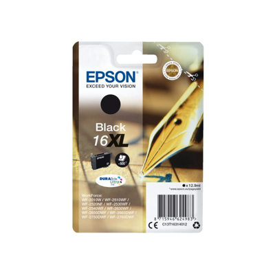 Afbeelding van Epson 16XL (C13T16314012) Inktcartridge Zwart Hoge capaciteit