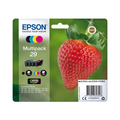 Afbeelding van Epson 29 (C13T29864012) Inktcartridge 4 kleuren Voordeelbundel
