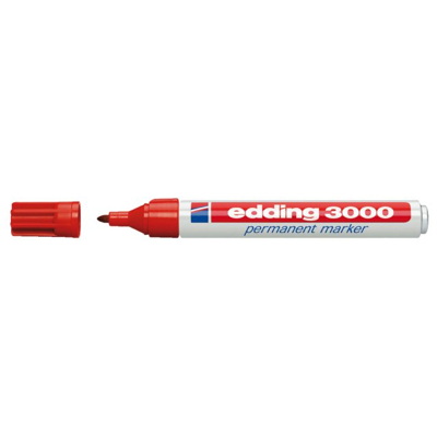 Afbeelding van Edding Permanent Marker 3000 (rood)