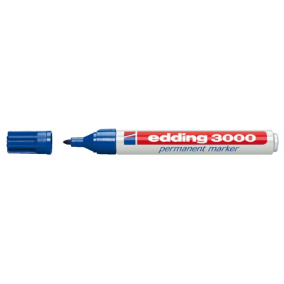 Afbeelding van Edding Permanent Marker 3000 (blauw)