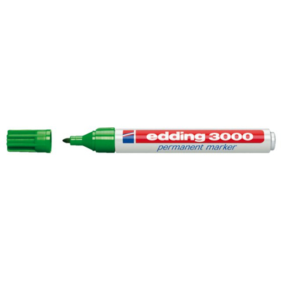 Afbeelding van Viltstift edding 3000 rond 1.5 3mm groen