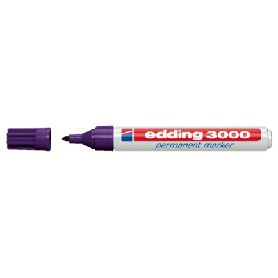 Afbeelding van Viltstift edding 3000 rond 1.5 3mm violet