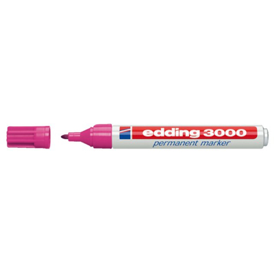 Afbeelding van Viltstift edding 3000 rond 1.5 3mm roze