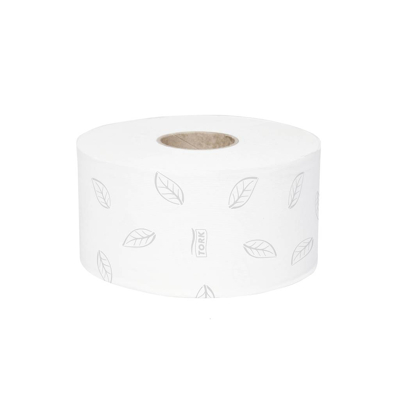 Afbeelding van Tork 120280 Toiletpapier mini jumbo toilet roll 2 laags wit T2