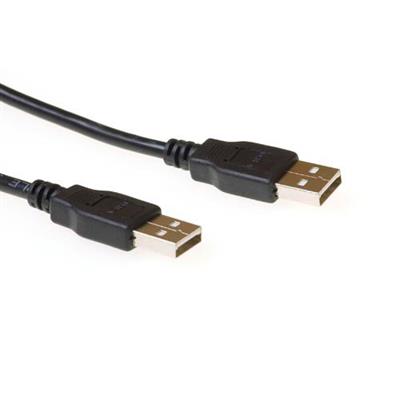Afbeelding van ACT SB2550 2.0 USB A Male/USB Male Zwart 5 meter