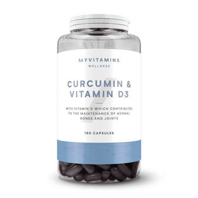 Image of Myvitamins Curcumin &amp; Vitamin D Capsules 60Capsules