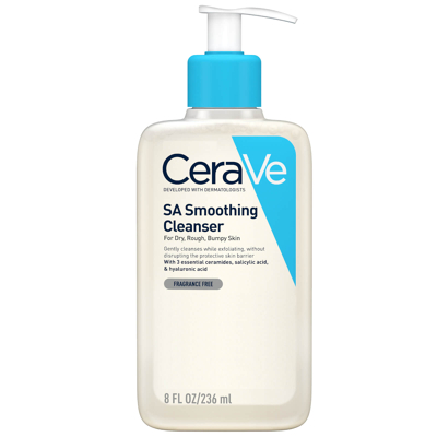 Imagem de CeraVe SA Smoothing Cleanser with Salicylic Acid for Dry, Rough &amp; Bumpy Skin 236ml