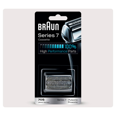 Image of braun 81387979 shaving head shaver 70S suitable for series 7 pulsonic 9000 cassette