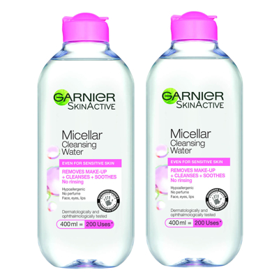 Imagem de Garnier Micellar Water and Makeup Remover for Sensitive Skin Kit Exclusive