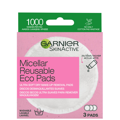 Imagem de Garnier Micellar Reusable Make up Remover Eco Pads