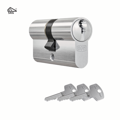 Afbeelding van DOM Cilinderslot Met Kerntrekbeveiliging Plura SKG***profielcilinder skg deurcilinder